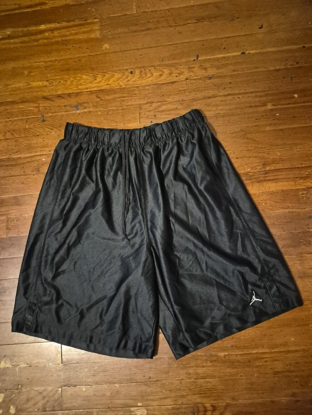 Jordan Black Men's Athletic Basketball Shorts with Jumpman Logo Mens Sz 2XL